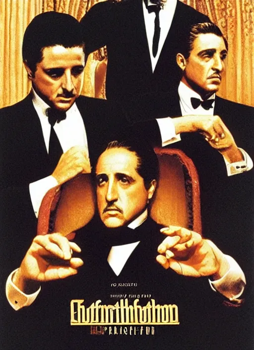 Image similar to dvd box art for the godfather 4