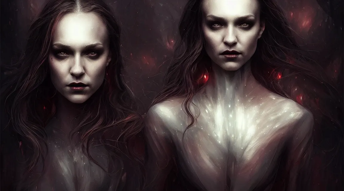 Prompt: epic professional digital art of 🧛🏼🌛, ambient lighting, painted, gorgeous, stunning, symmetrical, impressive, leesha hannigan, van herpen, best on artstation, cgsociety, wlop, pixiv, stunning, gorgeous, much wow, cinematic, masterpiece