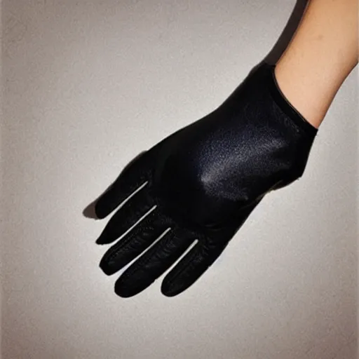 Prompt: Fashion photography, Glove Product, Dystopian Clothe Binding Gloves