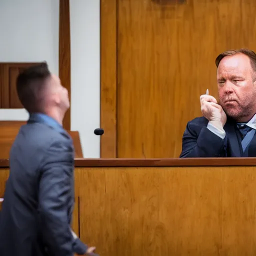 Image similar to Alex Jones desperately reaching for his out of reach phone in the courtroom, EOS 5DS R, ISO100, f/8, 1/125, 84mm, RAW Dual Pixel, Dolby Vision