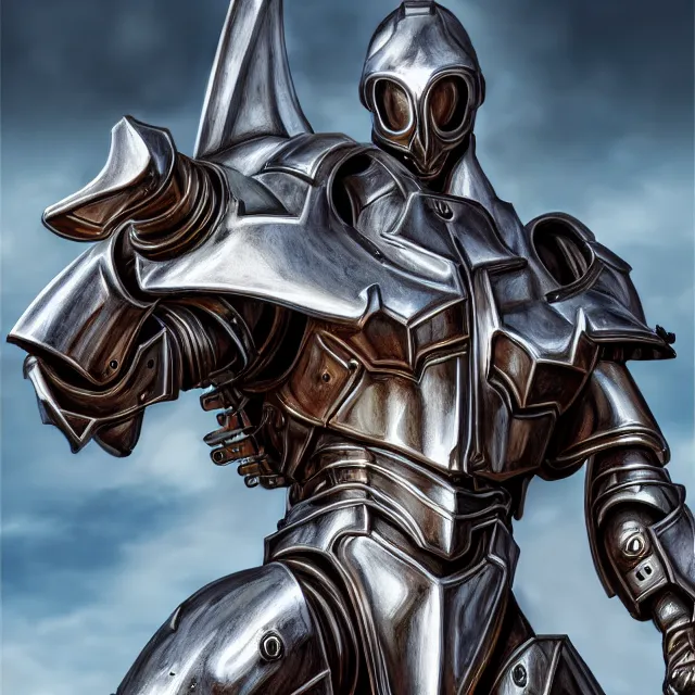 Image similar to holy paladin, highly detailed, 4 k, hdr, smooth, sharp focus, high resolution, award - winning photo, clayton crain, photorealistic, hyper realistic