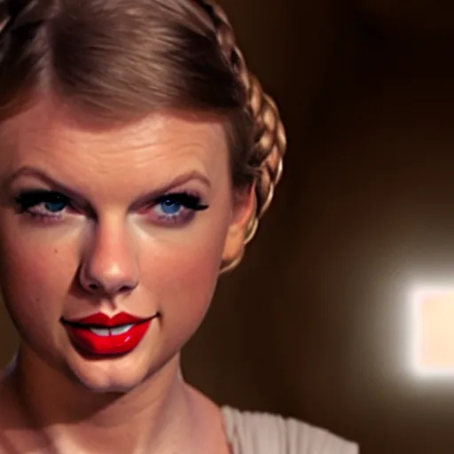 Image similar to taylor swift as princess leia in star wars, 8 k resolution, cinematic lighting, anatomically correct