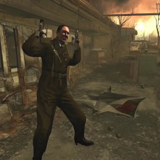 Image similar to hitler in fallout 4