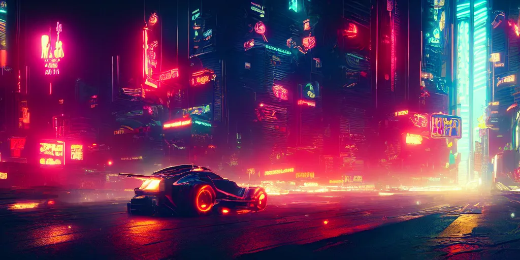 Image similar to elmo!! in cyberpunk 2 0 7 7 night city wallpaper rendering, digital art