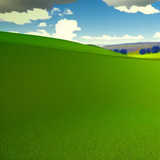 Prompt: windows xp background in pixel featured artstation