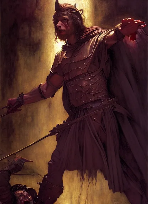 Prompt: wizard casting shocking grasp, full body, hyper realistic, extremely detailed, dnd character art portrait, dark fantasy art, intricate fantasy painting, dramatic lighting, vivid colors, deviantart, artstation, by edgar maxence and caravaggio and michael whelan and delacroix.
