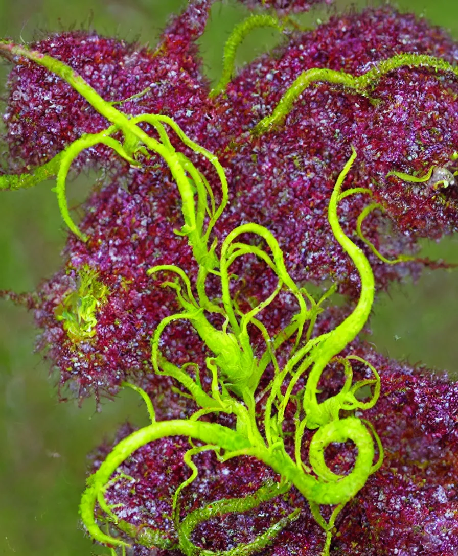 Image similar to beautiful cute carnivorous plant monster