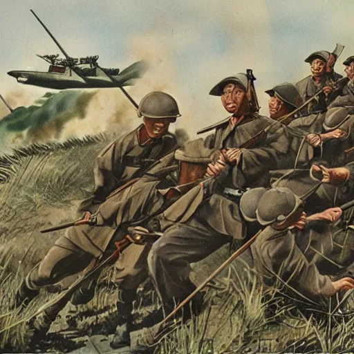 Image similar to the japanese and the chinese war photo realistic 1 9 3 9