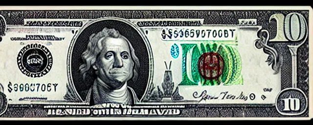 Image similar to currency designed by the devil. hell currency.