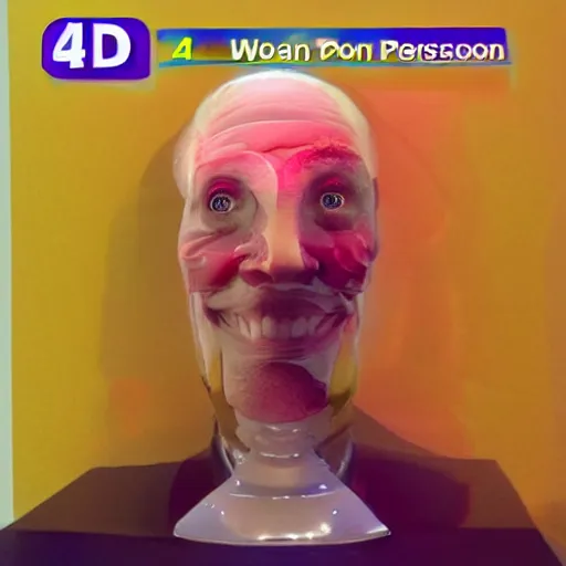 Image similar to 4 d person