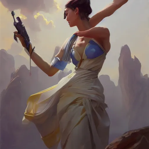 Image similar to athena, organic painting, matte painting, bold shapes, hard edges, aesthetic octane render, unreal engine, trending on artstation, by greg manchess, huang guangjian, gil elvgren, sachin teng, greg rutkowski, magali villeneuve, artgerm, jeremy lipkin, michael garmash and, rey