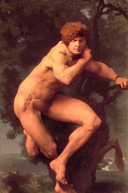 Image similar to Cyclops (Scott Summers) from the X-Men by William Adolphe Bouguereau