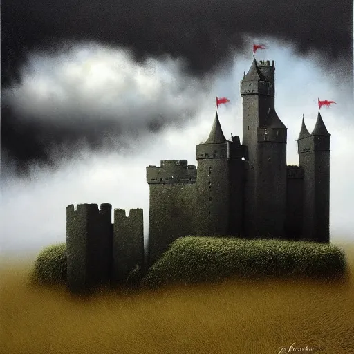 Image similar to castle in clouds by lee madgwick