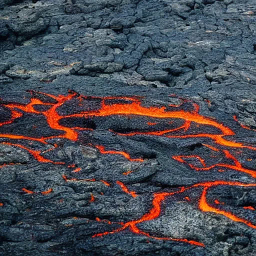 Image similar to a sea of lava in Australia