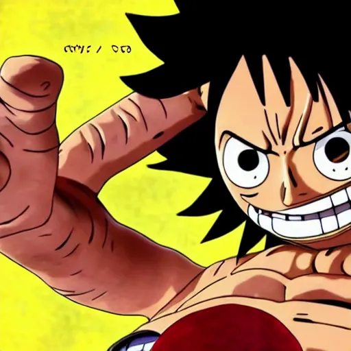 Image similar to gomu gomu no mi gear 4 luffy