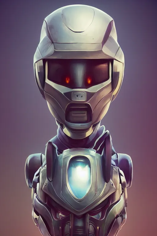 Image similar to epic mask helmet robot ninja portrait stylized as fornite style game design fanart by concept artist gervasio canda, behance hd by jesper ejsing, by rhads, makoto shinkai and lois van baarle, ilya kuvshinov, rossdraws global illumination radiating a glowing aura global illumination ray tracing hdr render in unreal engine 5