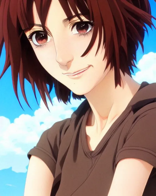 Prompt: portrait Anime as Lisa Edelstein girl cute-fine-face, brown-red-hair pretty face, realistic shaded Perfect face, fine details. Anime. realistic shaded lighting by Ilya Kuvshinov katsuhiro otomo ghost-in-the-shell, magali villeneuve, artgerm, rutkowski, WLOP Jeremy Lipkin and Giuseppe Dangelico Pino and Michael Garmash and Rob Rey