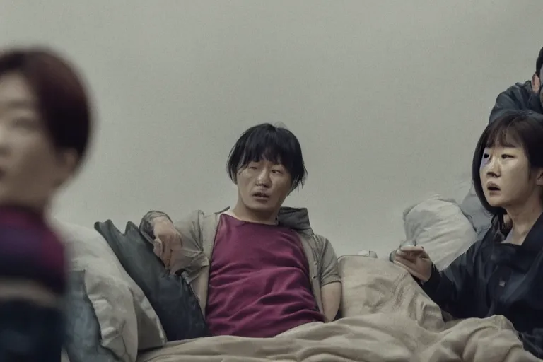 Image similar to parasite ( 2 0 1 9 ) directed by bong joon - ho, movie still frame