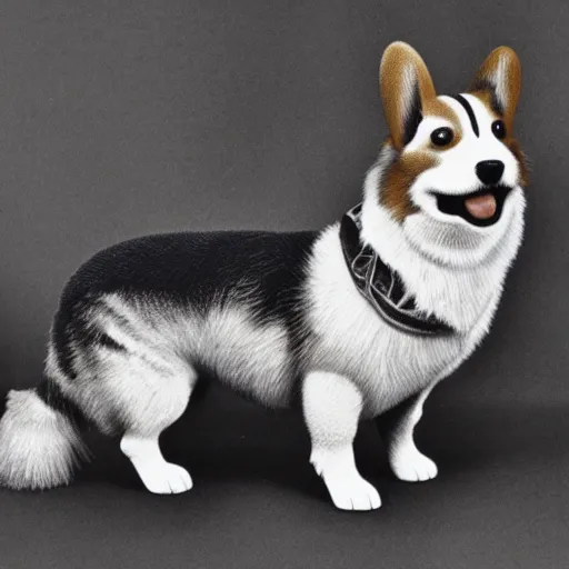 Prompt: a corgi by giger