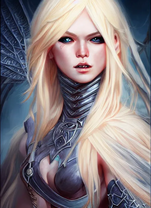 Image similar to blonde combat fairy venizian era, dark fantasy, extremely detailed, sharp focus, portrait, smooth, digital illustration, by rossdraws, frank franzzeta