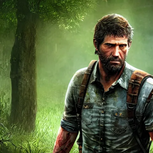 Prompt: Josh Duhmel as Joel in The Last Of Us