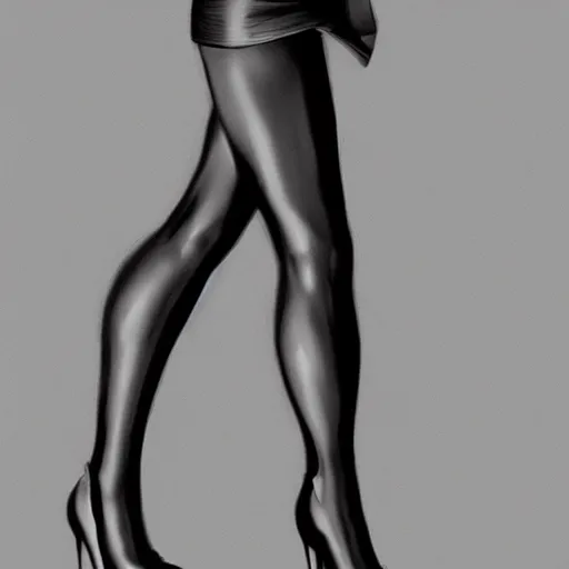 Image similar to Close up of Gwyneth Paltrow in a skirt and tights, detailed legs, by artgerm, artstation, deviantart