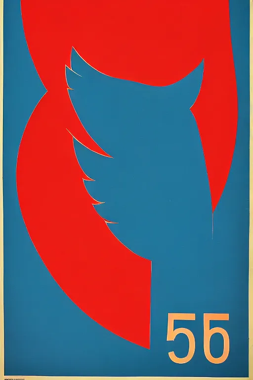 Prompt: twitter, 1 9 6 0 s soviet poster