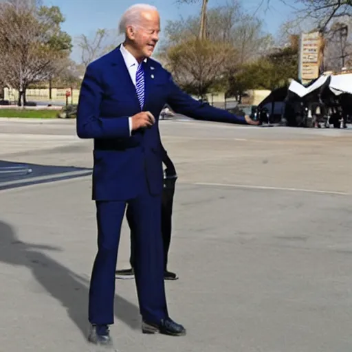 Image similar to joe biden, levitation photography