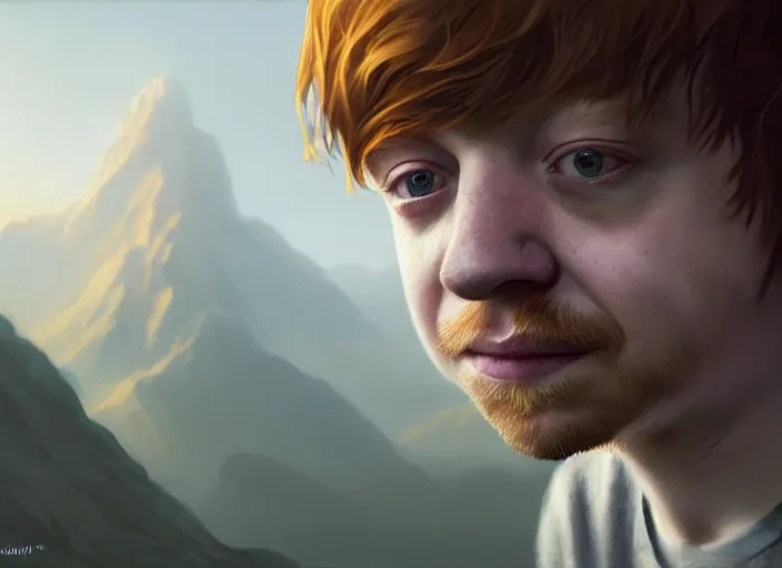 Image similar to highly detailed portrait of rupert grint, in life is strange, stephen bliss, 8 k, unreal engine, fantasy art by greg rutkowski, loish, rhads, ferdinand knab, makoto shinkai and lois van baarle, ilya kuvshinov, rossdraws, tom bagshaw, global illumination, radiant light, detailed and intricate environment