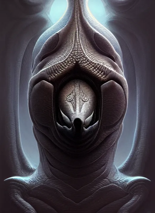 Image similar to anthropomorphic 2 4 - cell head in edgy darkiron porpoise, intricate, elegant, highly detailed animal monster, digital painting, artstation, concept art, smooth, sharp focus, illustration, art by artgerm, wayne barlowe, trending on artstation and greg rutkowski and alphonse mucha, 8 k