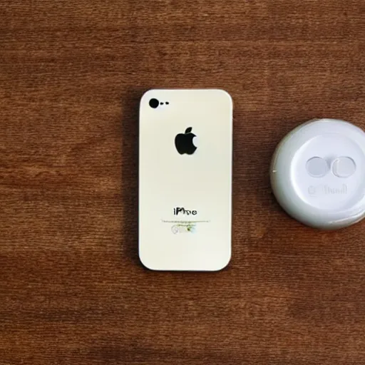 Prompt: iphone 4 s made of butter