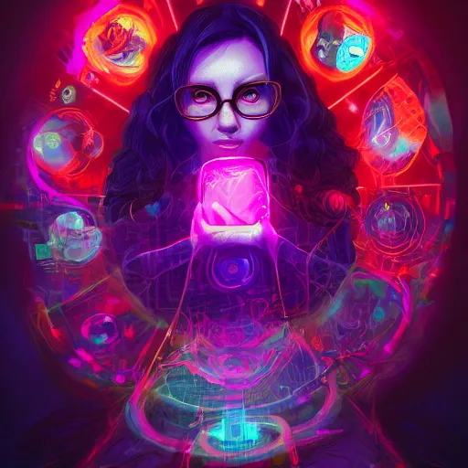 Image similar to skill magic geek inside matrix deepdream radiating a glowing aura stuff loot legends stylized digital illustration video game icon artstation lois van baarle, ilya kuvshinov, rossdraws,