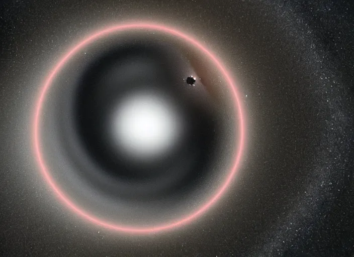 Image similar to pixel tracing gravity inside a event horizon of black hole, ultra realistic