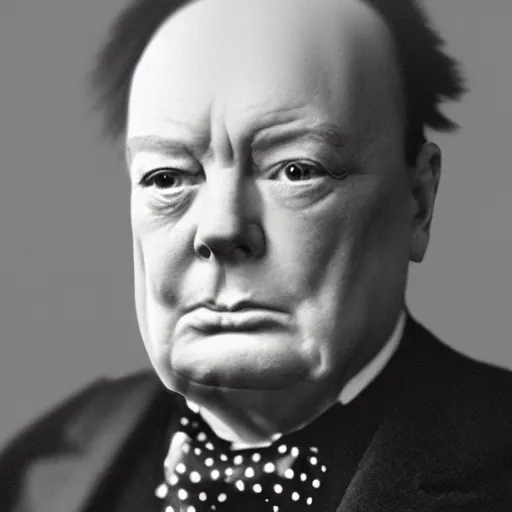 Prompt: winston churchill as iron man, historical photograph, highly detailed, full length portrait, photorealistic face, hd