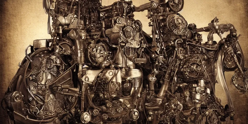 Image similar to Steampunk