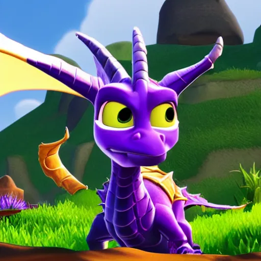 Image similar to ( ( ( spyro ) ) ) skybox