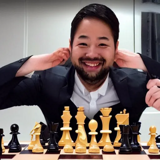 prompthunt: Hikaru!! Nakamura!! chess player twitch streamer