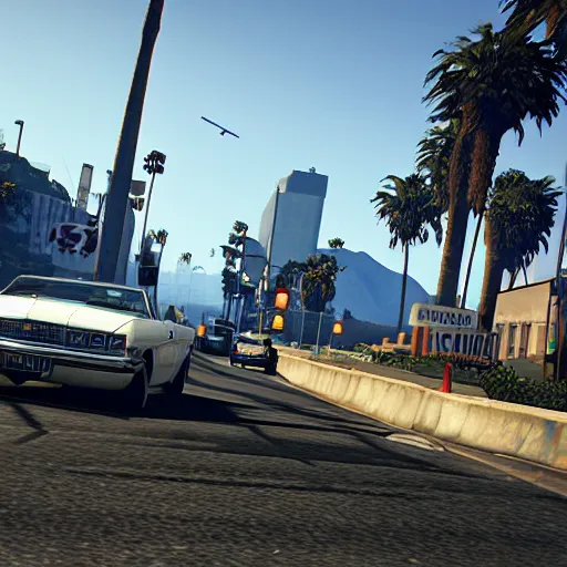 Prompt: a photo of a photorealistic grand theft auto v