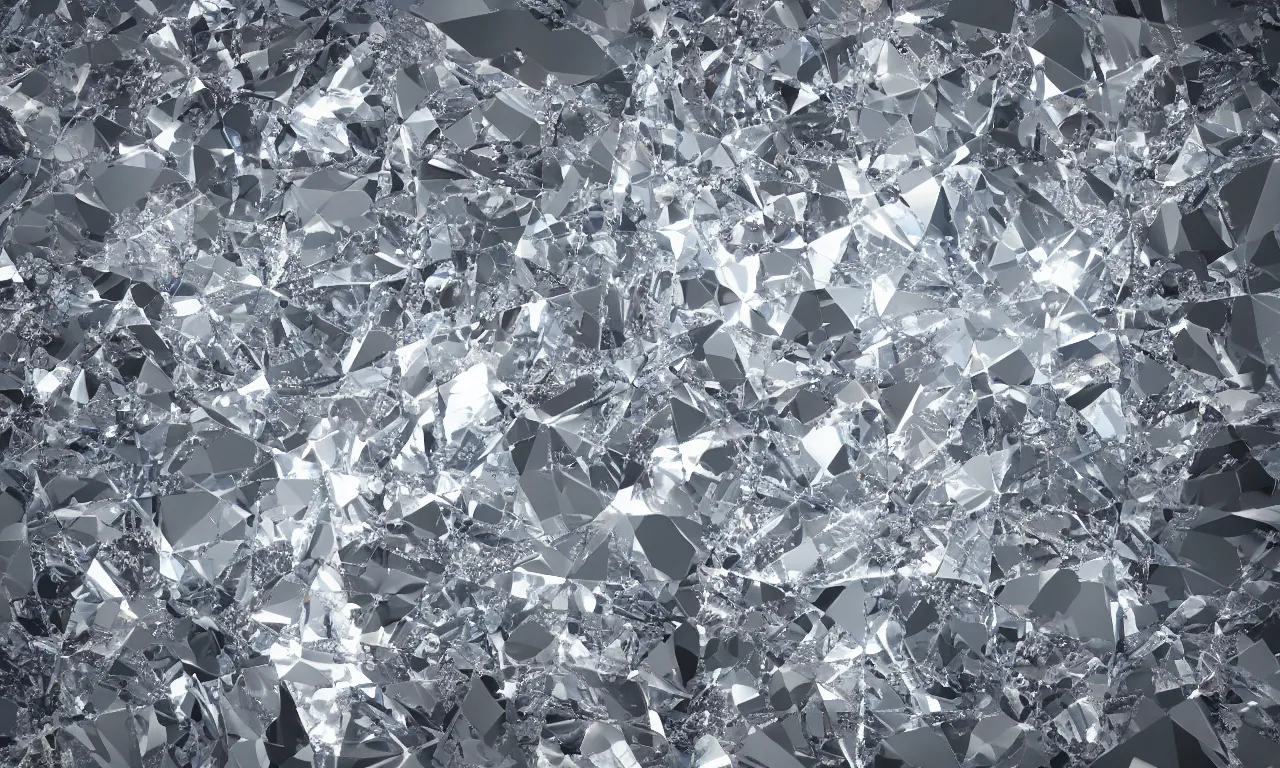 Prompt: crystalline structure of a diamond, octane render, unreal engine, ultradetailed, stylized as a 3 dimensional render