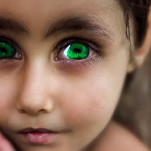 Image similar to afghan girl with green eyes