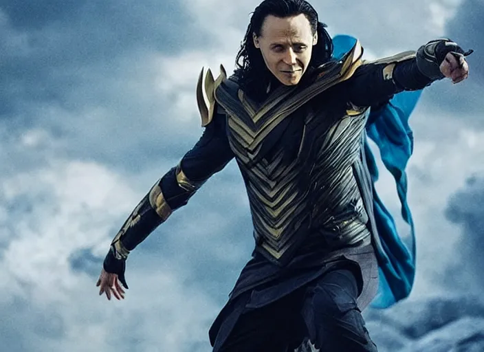 Prompt: action, still from loki ( 2 0 2 1 ), tv series, cinematic