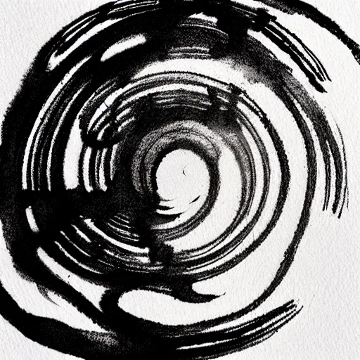 Image similar to zen koan ink