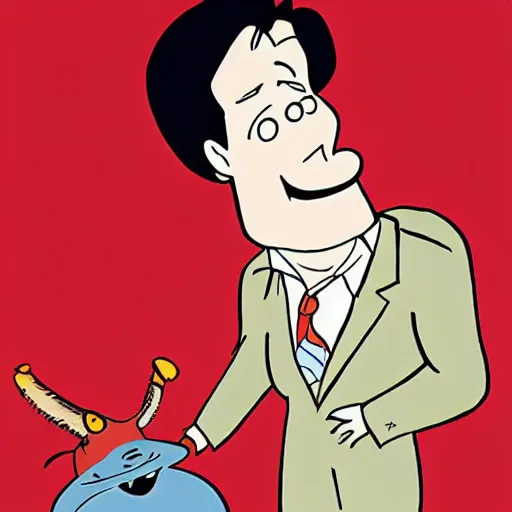 Image similar to conan o'brien, by tex avery