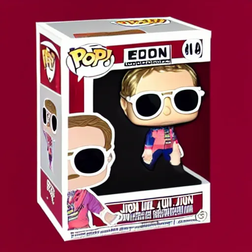 Image similar to elton john funko pop