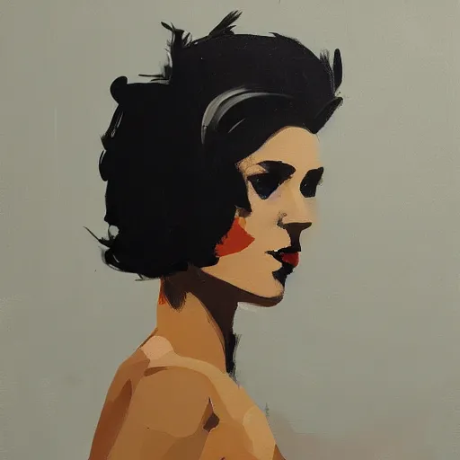 Image similar to hedgehog lady in the style of michael carson