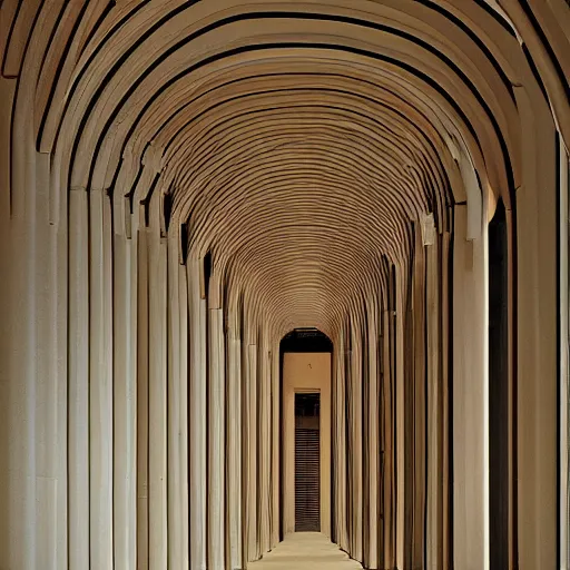 Prompt: Liminal space in outer space by Ricardo Bofill