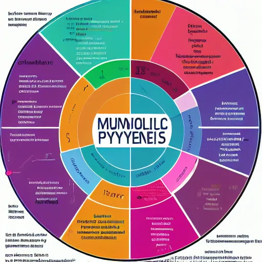 Image similar to infographic map of Human psychodelic system