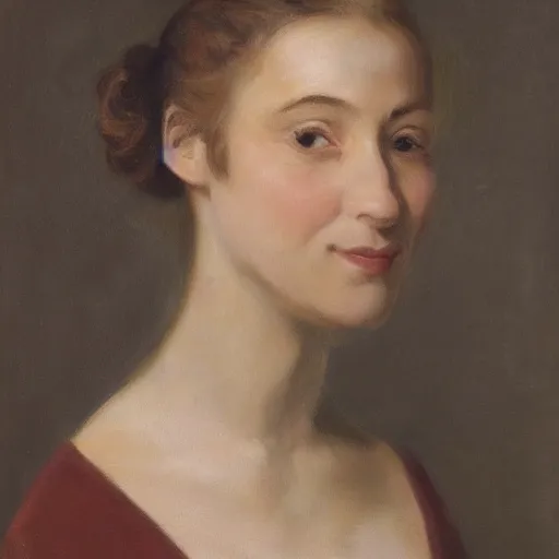 Image similar to portrait of female with piglet nose