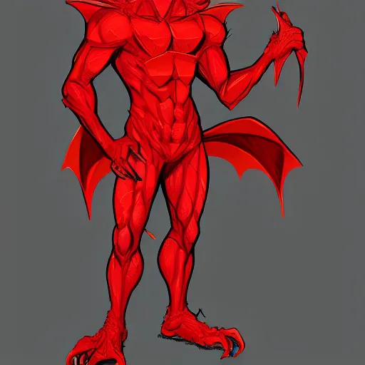 Prompt: portrait anthropomorphic dragon wearing red clothes the graphic style of Patrick Gleason,detailed art, trending on Artstation, sharp focus, comic art