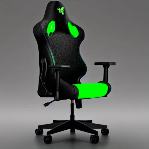 Prompt: razer gaming toilet chair